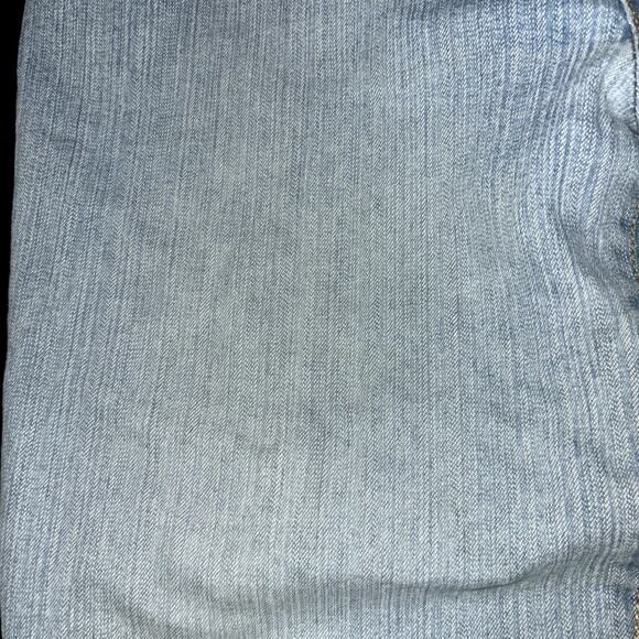 Y2K GLO Jeans Mid Rise Flare Bootcut Light Wash Size 11 Vintage Trashy Grunge - Picture 7 of 9